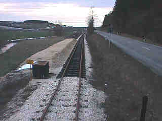 Der Haltepunkt Steinm&uuml;hle (8 Kb)