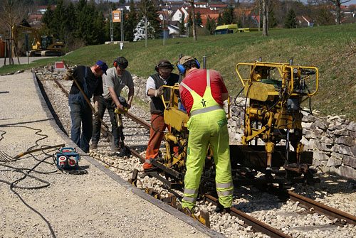 Stopfen Gleis 1 (Gr&ouml;&szlig;e ca. 113 Kb)