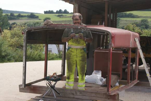 Arbeiten am Vorbau (Gr&ouml;&szlig;e ca. 33 kb)