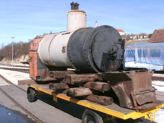 der demontierte Kessel (Größe 36 Kb)