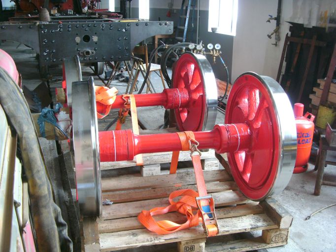 Radsätze, frisch abgedreht (Größe 75 Kb)