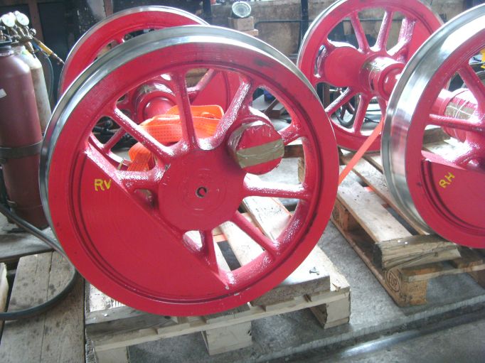 Radsätze, frisch abgedreht (Größe 75 Kb)