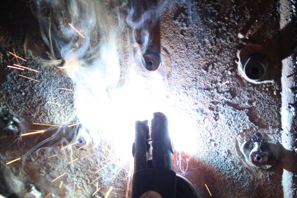 Ansicht vom Inneren der Feuerb&uuml;chse (Gr&ouml;&szlig;e 59 Kb)