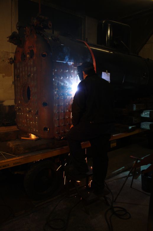 Ansicht vom Inneren der Feuerb&uuml;chse (Gr&ouml;&szlig;e 31 Kb)