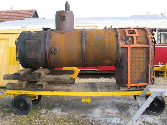 der demontierte Kessel (Größe 45 Kb)