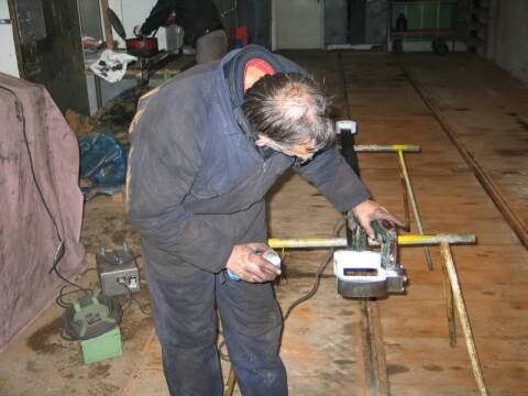 Rißprüfung der Treibstange (Größe 32 Kb)