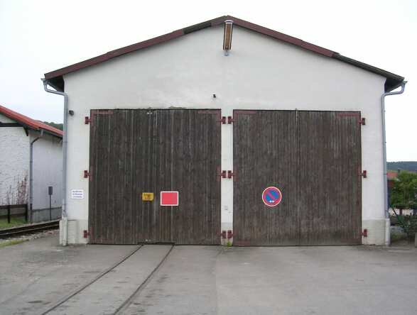 Lokschuppen Neresheim (Gr&ouml;&szlig;e ca. 20 kb)