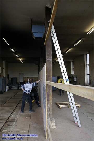 Abbau der Trennwand (Gr&ouml;&szlig; ca 20 Kb)