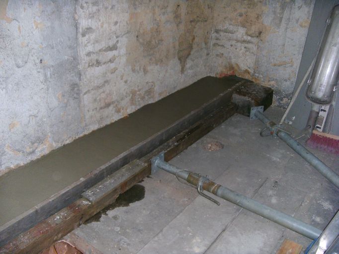 Betonierarbeiten im Wasserturm (Gr&ouml;&szlig;e ca 54 Kb)