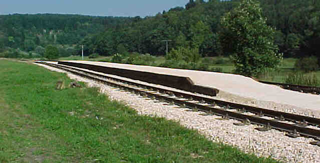 Bahnsteig S&auml;gm&uuml;hle (24Kb)