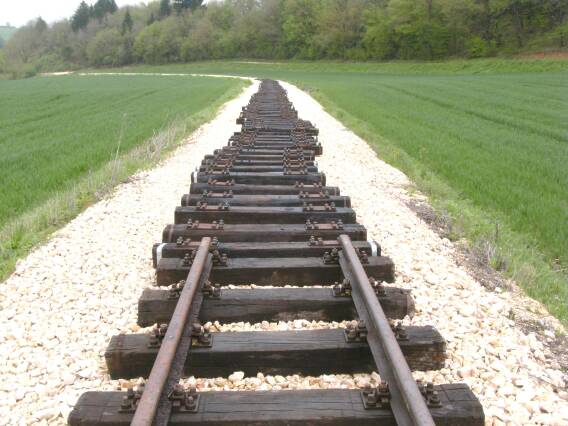 Im Winter ausgelegte Schwellen (Gr&ouml;&szlig;e ca. 42 kB)