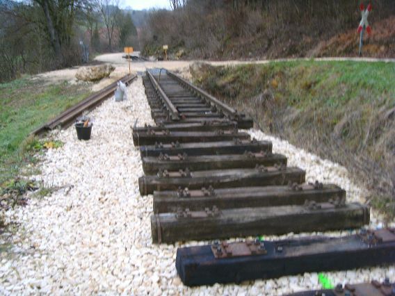 Gleisjoch vor dem B&uuml;  (Gr&ouml;&szlig;e ca. 53 kB)