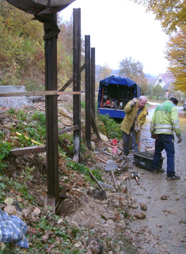 Bahnsteigbau Iggenhausen(Gr&ouml;&szlig;e ca. 131 kB)