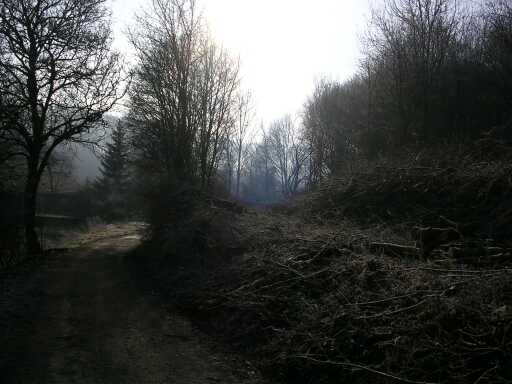 Einfahrt Iggenhausen, Neresheimer Seite (Gr&ouml;&szlig;e ca. 57 kB)