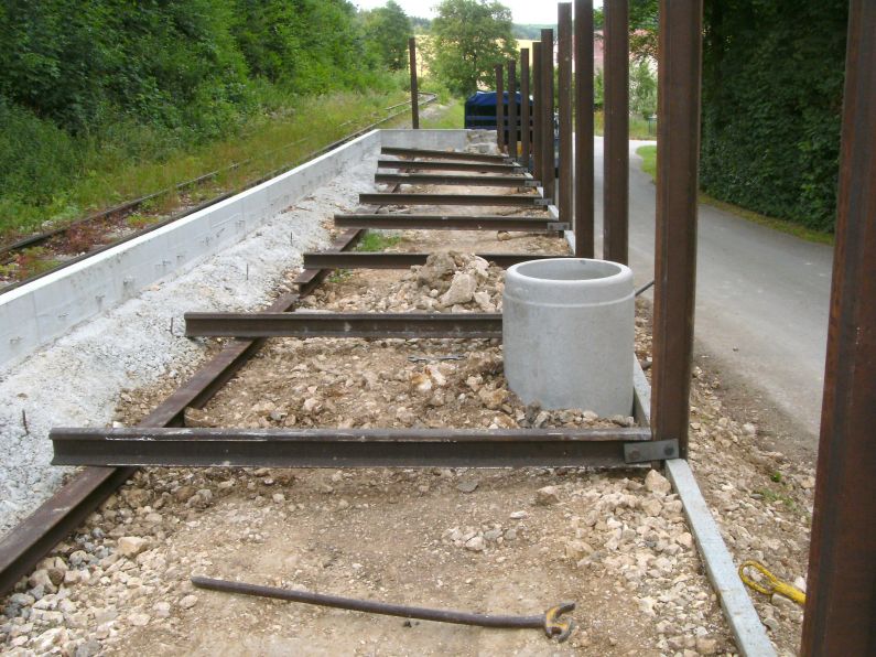 Bahnsteigbau Iggenhausen(Gr&ouml;&szlig;e ca. 126 kB)