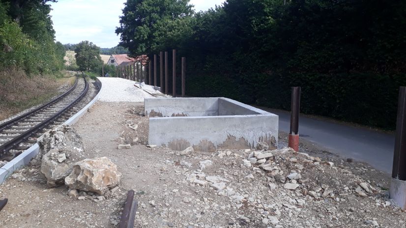 Bahnsteigbau Iggenhausen(Gr&ouml;&szlig;e ca. 95 kB)