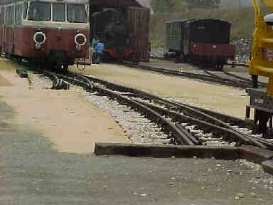 Weiche 7 und 8 Sicht Richtung Neresheim (12 Kb)